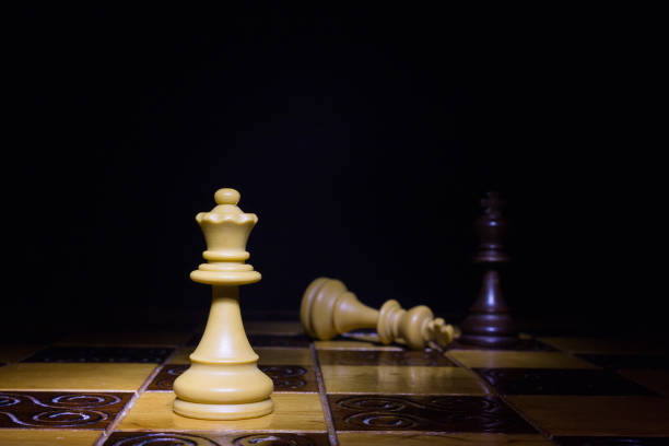 istock Chess photographed on a chessboard 1027826088