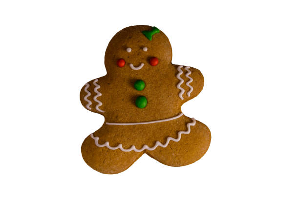 istock Christmas gingerbread girl isolated on a white background 1027829202