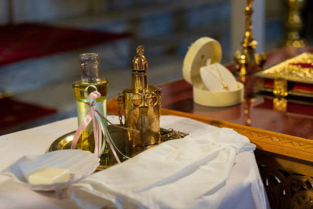 Orthodox Greek Christening decoration