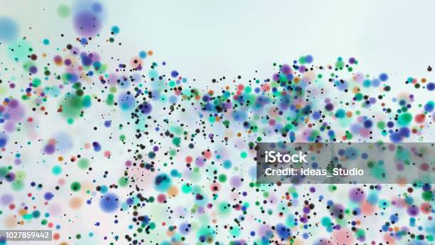 Schöne Bunte Bokeh Unscharf Hintergrund Unscharf Gestellt Punkte Stockfoto und mehr Bilder von Abstrakt