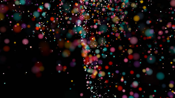 istock Beautiful colorful bokeh blurred background defocused lights 1027859462