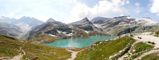 istock Panorama of the Weissee glacier in summer  Uttendorf Austria 1027876708