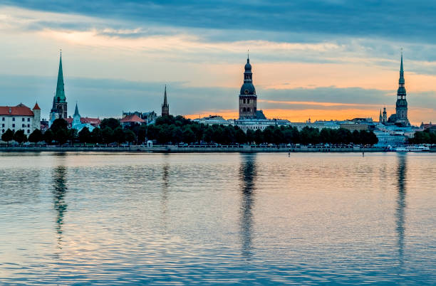 istock View on historical district of old Riga city 1027878738