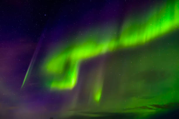 istock Aurora Borealis in April. Ladder 1027880328