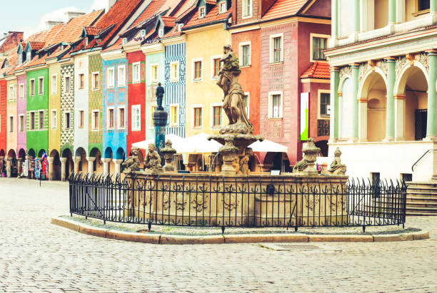 istock renaissance houses , Poznan, Poland 1027892552