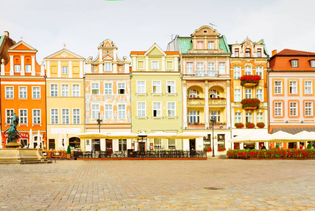 istock renaissance houses , Poznan, Poland 1027892590