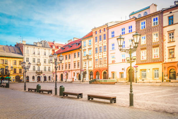 istock street in old Krakow, Poland 1027892630