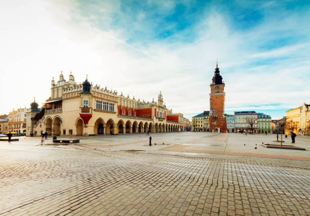 istock Market square in Krakow, Poland 1027892648