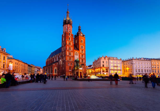 istock Market square in Krakow, Poland 1027892724