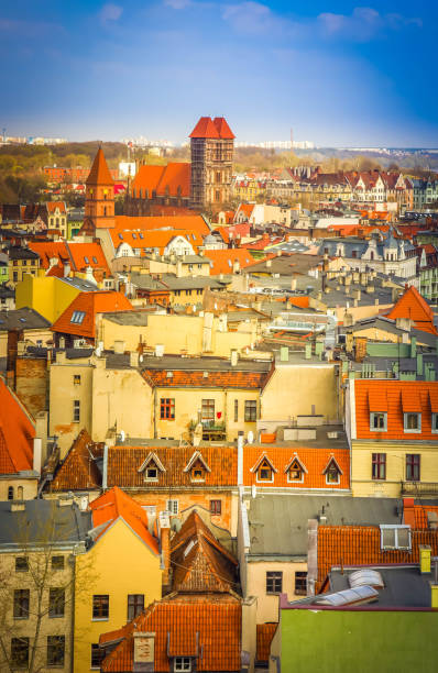istock roofs of old town,  Torun, Polan 1027893042