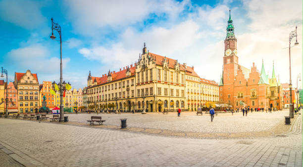 istock town hall of Wroclaw, Poland 1027893312