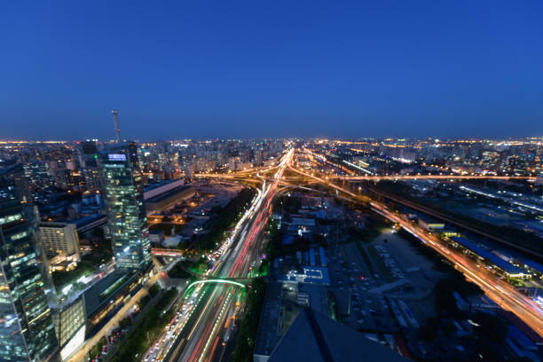 istock Defocused of beijing skyline 1027903262