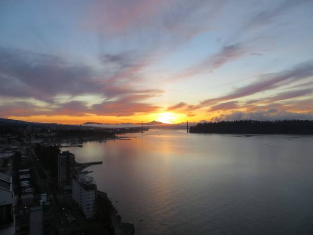 istock Sunset on West Coast. Beautiful British Columbia 1027909176