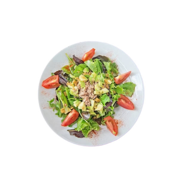 istock Fresh salad plate with avocado 1027916906