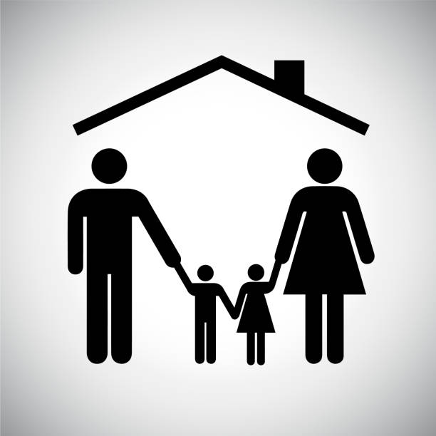 istock family sign graphic design, icon vector illustration 1027924188