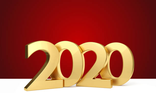 istock 2020 golden bold letters 3d-illustration 1027932808