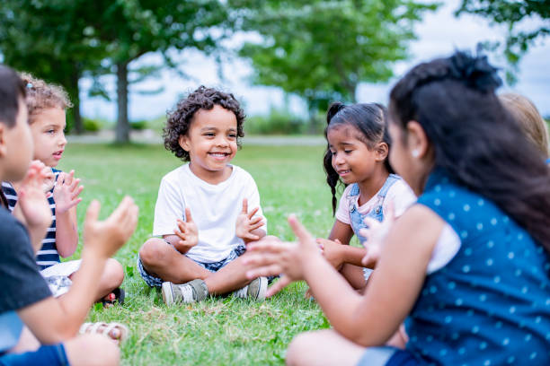 istock Happy kids outdoors 1027935216