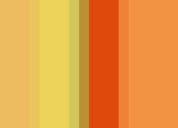 istock Striped background in bright golds and oranges with chartreuse accent. 1027941010