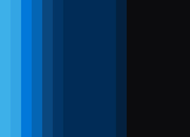 istock Striped background in deep-to-bright shades of blue. 1027941018