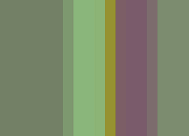 istock Striped background in muted sage greens with deep gold and lavender accents. 1027941028