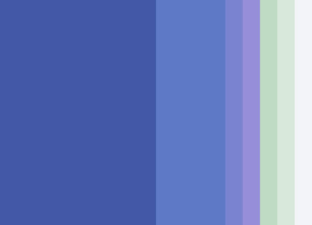 istock Striped background in bright hydrangea blues and lavenders with light green accent. 1027941066