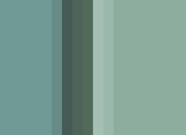 Striped background in soft sage blue-greens.