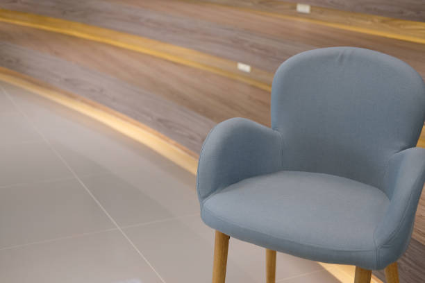 istock blue fabric chair in living room 1027943498