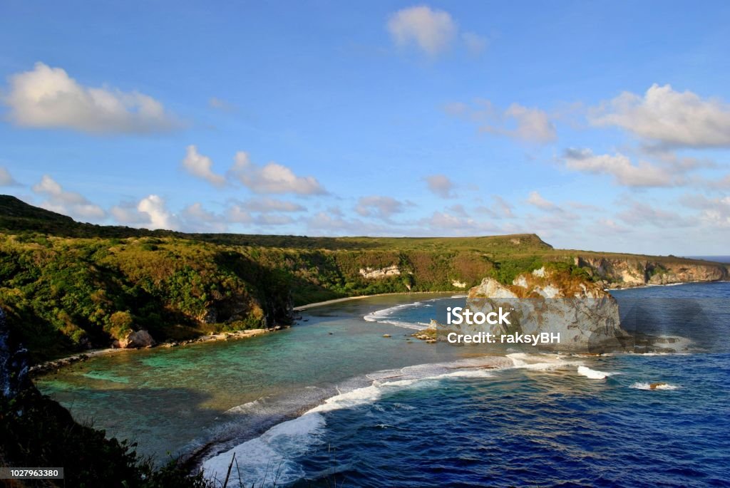 Bird Island, Saipan One of the most popular tourist destinations on Saipan, Northern Mariana Islands Northern Mariana Islands Stock Photo