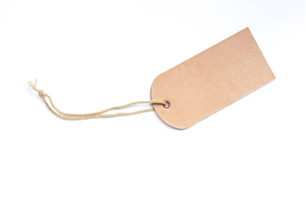 istock Blank price tag or label with isolated on  white background. 1027966198