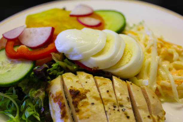 istock A Plated Chicken Salad Meal 1027969186
