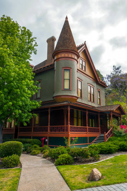 ホテルは、歴史豊かな旧市街歴史公園 - house san diego california old town architecture ストックフォトと画像