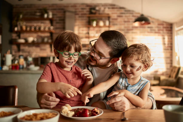 istock Family enjoying breakfast 1027974002