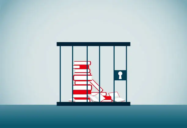 Vector illustration of reading