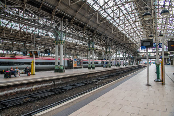 Manchester Train Station stock photo