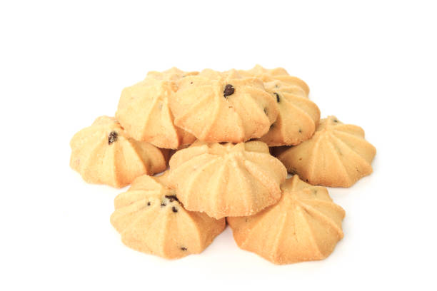 istock chocolate chip cookies biscuits on white bakcground 1028002856