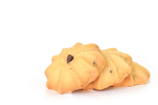 istock chocolate chip cookies biscuits on white bakcground 1028002988