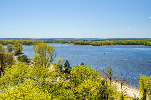 istock Aerial view on Dnieper river in Ukraine 1028012002