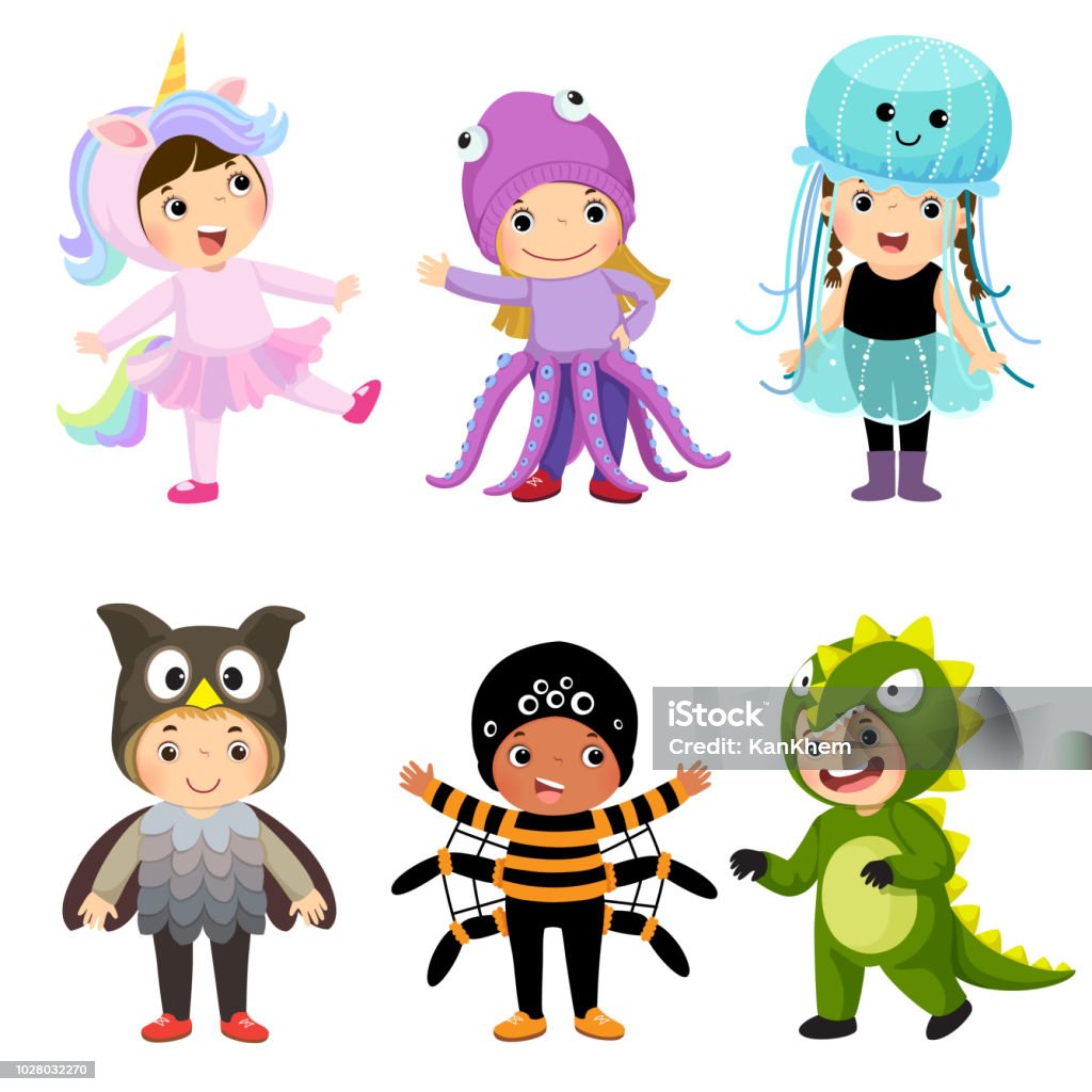 Ilustración de Dibujos Animados De Vector De Niños Lindos Animales Disfraces De Conjunto Ropa De Carnaval Para Niños y más Vectores Libres de Derechos de Niño - iStock Ilustración de Dibujos Animados De Vector De Niños Lindos Animales Disfraces De Conjunto Ropa De Carnaval Para Niños y más Vectores Libres de Derechos de Niño - iStock