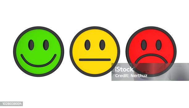 Smiley Faces Icons Isolated Stock Photo - Download Image Now - Anthropomorphic Smiley Face, Emoticon, Happiness