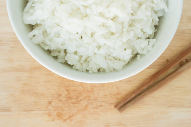 istock cooked white basmati rice  bowl natural food 1028050230
