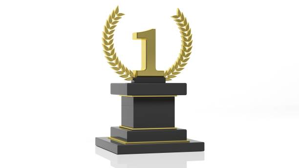 istock Golden prize for first place 1028056852