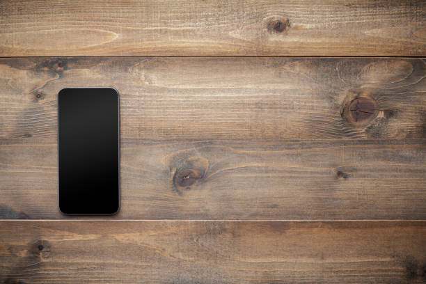 istock Vintage Tablet mockup flat lay on old table top wood background texture space concept workspace office blank note, plan on calendar new year 2019, e commerce business blogger idea empty wooden view 1028064502