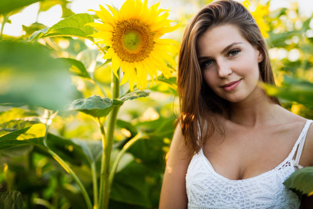 istock Young beautiful woman spending time in nature 1028064768