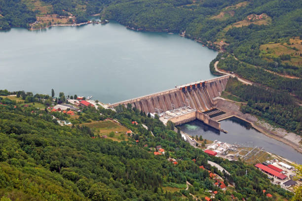 istock hydroelectric power plant Perucac on Drina river 1028067236