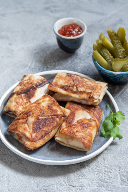 istock Crepes with ham and cheese 1028074578