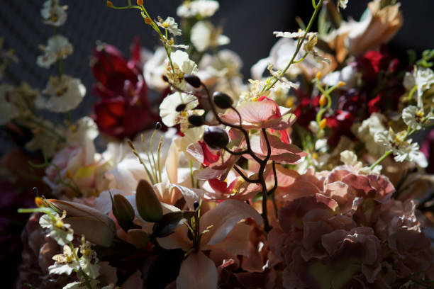 istock The composition of artificial flowers 1028075584