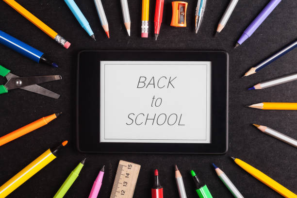 istock School supplies on blackboard 1028092570
