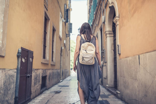 istock Young women discovering Italy-Verona 1028092832