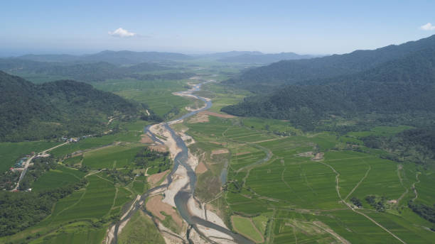 istock Mountain valley with farmlands in the Philippines 1028108646