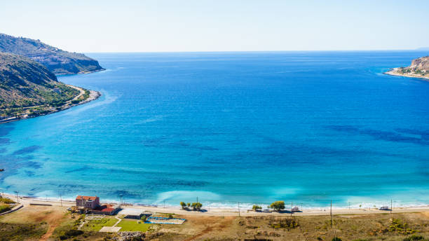 istock Greek coastline on Peloponnese, Mani Peninsula 1028111944